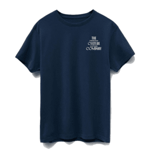 Front view of Culture of Success Company short sleeve navy t-shirt – lifestyle streetwear by CCCC