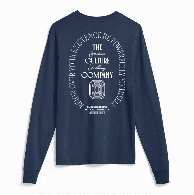 Culture Of Success Long Sleeve Company T-Shirt - Navy - Image 2