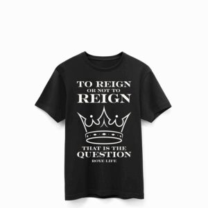 Black Roye Dilemma short sleeve t-shirt with crown design