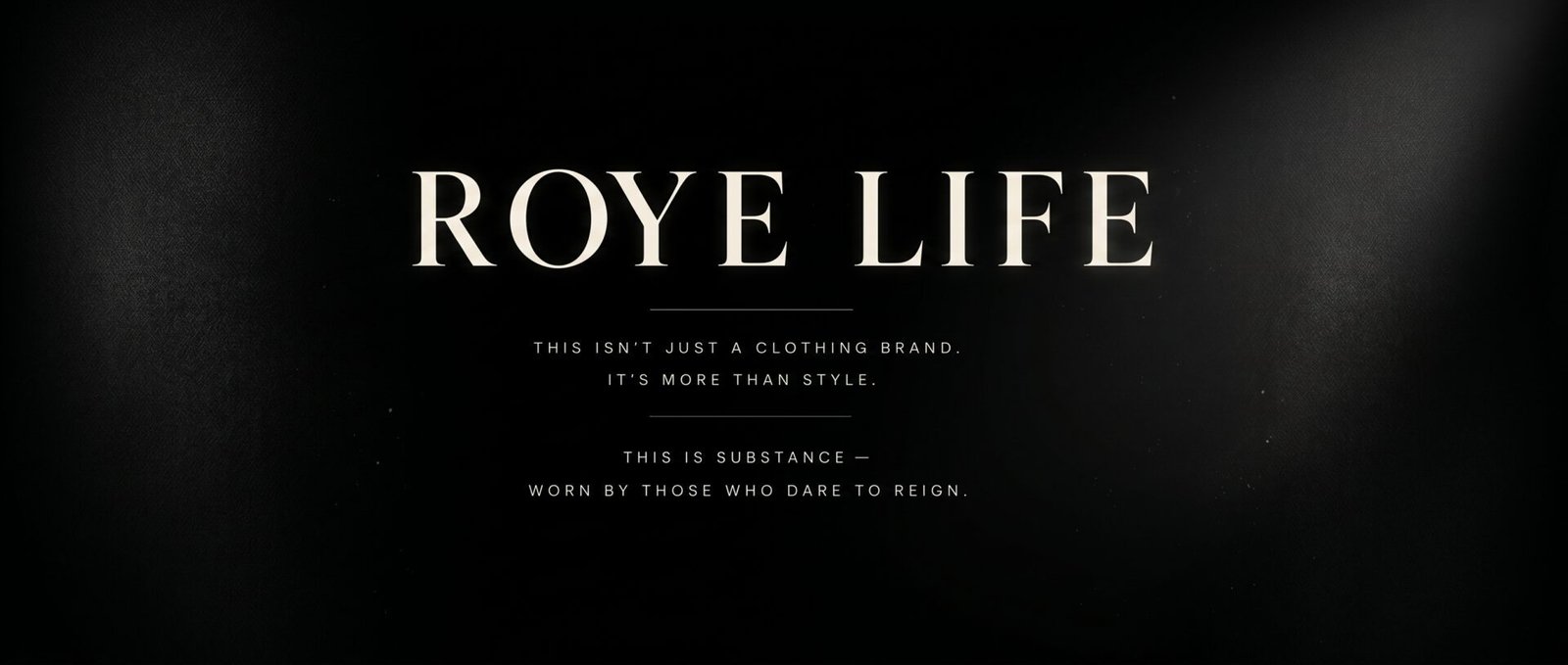 Firefly_Gemini Flash_Expand this existing ROYE LIFE doctrine banner into a cinematic ultra-wide panoramic 780339